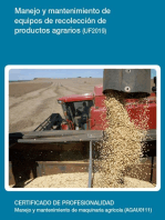 UF2019 - Manejo y mantenimiento de equipos de recolección de productos agrarios