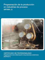 MF0664_3 - Programación de la producción en industrias de proceso