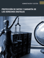 PROTECCIÓN DE DATOS Y GARANTÍA DE LOS DERECHOS DIGITALES