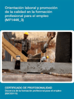 MF1446_3 - Orientación laboral y promoción de la calidad en la formación profesional para el empleo