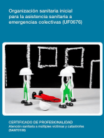 UF0676 - Organización sanitaria inicial para la asistencia sanitaria a emergencias