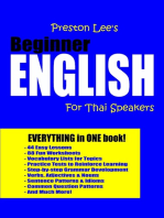 Preston Lee's Beginner English For Thai Speakers