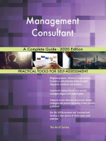 Management Consultant A Complete Guide - 2020 Edition