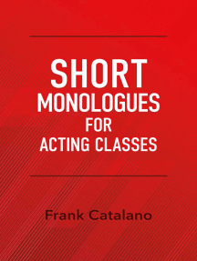 Read Short Monologues For Acting Classes Online By Frank Catalano Books
