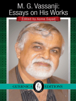 M.G. Vassanji: Essays On His Works