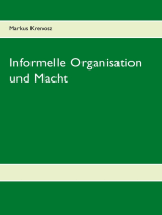 Informelle Organisation und Macht