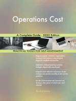 Operations Cost A Complete Guide - 2020 Edition