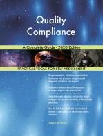 Quality Compliance A Complete Guide - 2020 Edition