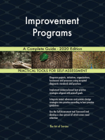 Improvement Programs A Complete Guide - 2020 Edition