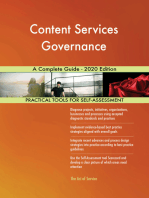 Content Services Governance A Complete Guide - 2020 Edition