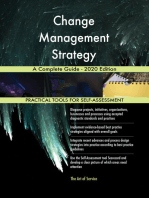 Change Management Strategy A Complete Guide - 2020 Edition