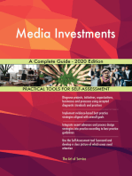 Media Investments A Complete Guide - 2020 Edition