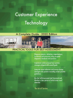 Customer Experience Technology A Complete Guide - 2020 Edition