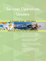 Services Operations Leaders A Complete Guide - 2020 Edition