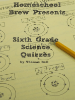 Sixth Grade Science Quizzes