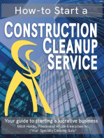 How-to Start a Construction Cleanup Service