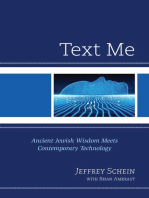 Text Me: Ancient Jewish Wisdom Meets Contemporary Technology