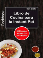 Libro de Cocina para la Instant Pot: 50 Recetas Instant Pot Saludables: Cookbook, Cocina, Libros de Cocina