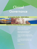 Clinical Governance A Complete Guide - 2020 Edition