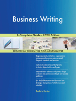 Business Writing A Complete Guide - 2020 Edition