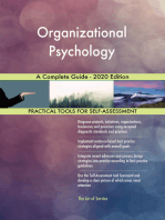 Organizational Psychology A Complete Guide - 2020 Edition