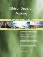 Ethical Decision Making A Complete Guide - 2020 Edition