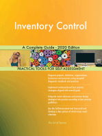 Inventory Control A Complete Guide - 2020 Edition