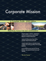 Corporate Mission A Complete Guide - 2020 Edition