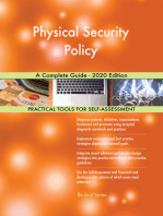 Physical Security Policy A Complete Guide - 2020 Edition