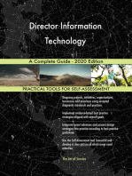 Director Information Technology A Complete Guide - 2020 Edition