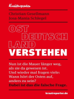 Ostdeutschland verstehen: Nun ist die Mauer länger weg, als sie da gewesen ist. Und wieder mal fragen viele: Wann hört der Osten auf, anders zu sein? Dabei ist das die falsche Frage.