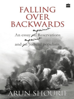 Falling Over Backwards: An Essay Against Reservation And Against Judicial Populism