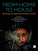 From Home to House: Writings of Kashmiri Pandits in Exile