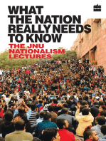 What the Nation Really Needs to Know: The JNU Nationalism Lectures