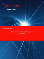 Exam Prep for:: Performance Oriented Management