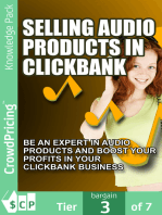 Selling Audio Products in Click bank