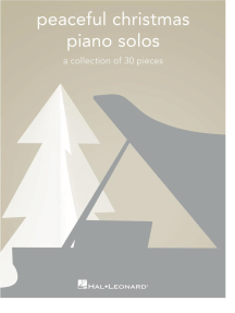 Peaceful Christmas Piano Solos: A Collection of 30 Pieces
