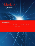 Exam Prep for:: Pac Ichapters Ebook-Enhanced College Physics