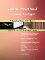 Card Not Present Fraud Prevention Strategies A Complete Guide - 2020 Edition