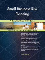 Small Business Risk Planning A Complete Guide - 2020 Edition