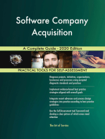 Software Company Acquisition A Complete Guide - 2020 Edition