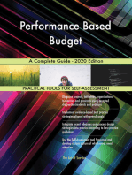 Performance Based Budget A Complete Guide - 2020 Edition