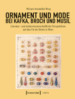 Ornament und Mode bei Kafka, Broch und Musil: Literatur- und kulturwissenschaftliche Perspektiven auf das Fin de Siècle in Wien