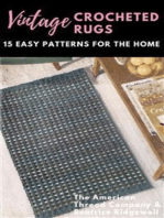 Vintage Crocheted Rugs: 15 Easy Patterns for the Home