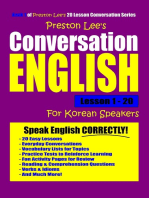 Preston Lee's Conversation English For Korean Speakers Lesson 1: 20