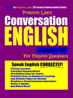 Preston Lee's Conversation English For Filipino Speakers Lesson 1: 20