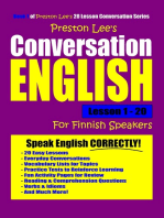 Preston Lee's Conversation English For Finnish Speakers Lesson 1: 20