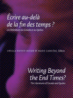 Writing Beyond the End Times? / Écrire au-delà de la fin des temps ?