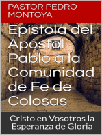 Epístola del Apóstol Pablo a la Comunidad de Fe de Colosas