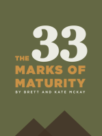 The 33 Marks of Maturity